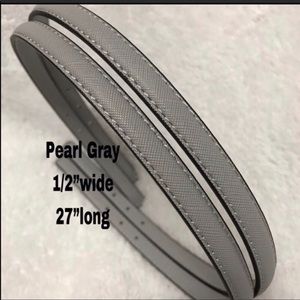 Replacement straps PEARL GRAY 1/2” wide brandnew